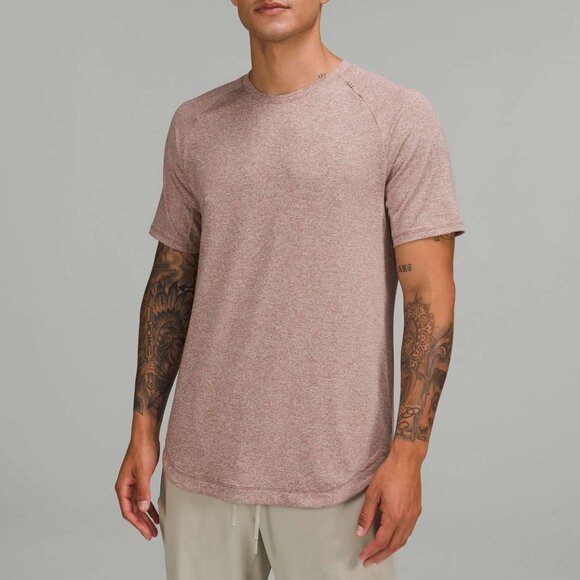 Lululemon Drysense License to Train Shirt Size S Heathered Red Smoky Topaz EUC - Picture 1 of 10